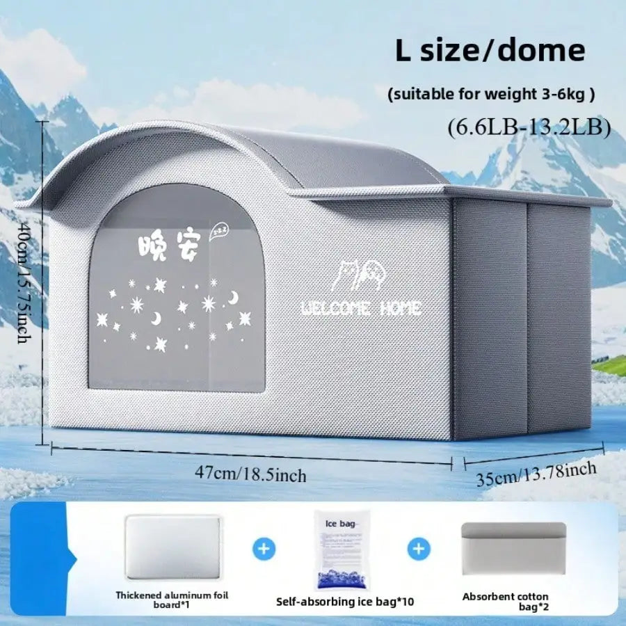 Ice House Pet  Air Conditioning BED Summer Cooling Nest