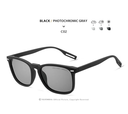 VEITHDIA Fashion Vintage Polarized Sunglasses for Men and Women