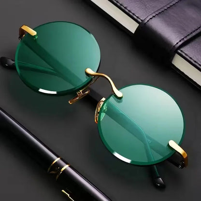 Men's Resin Sunglasses  Frameless UV400 Sunglasses