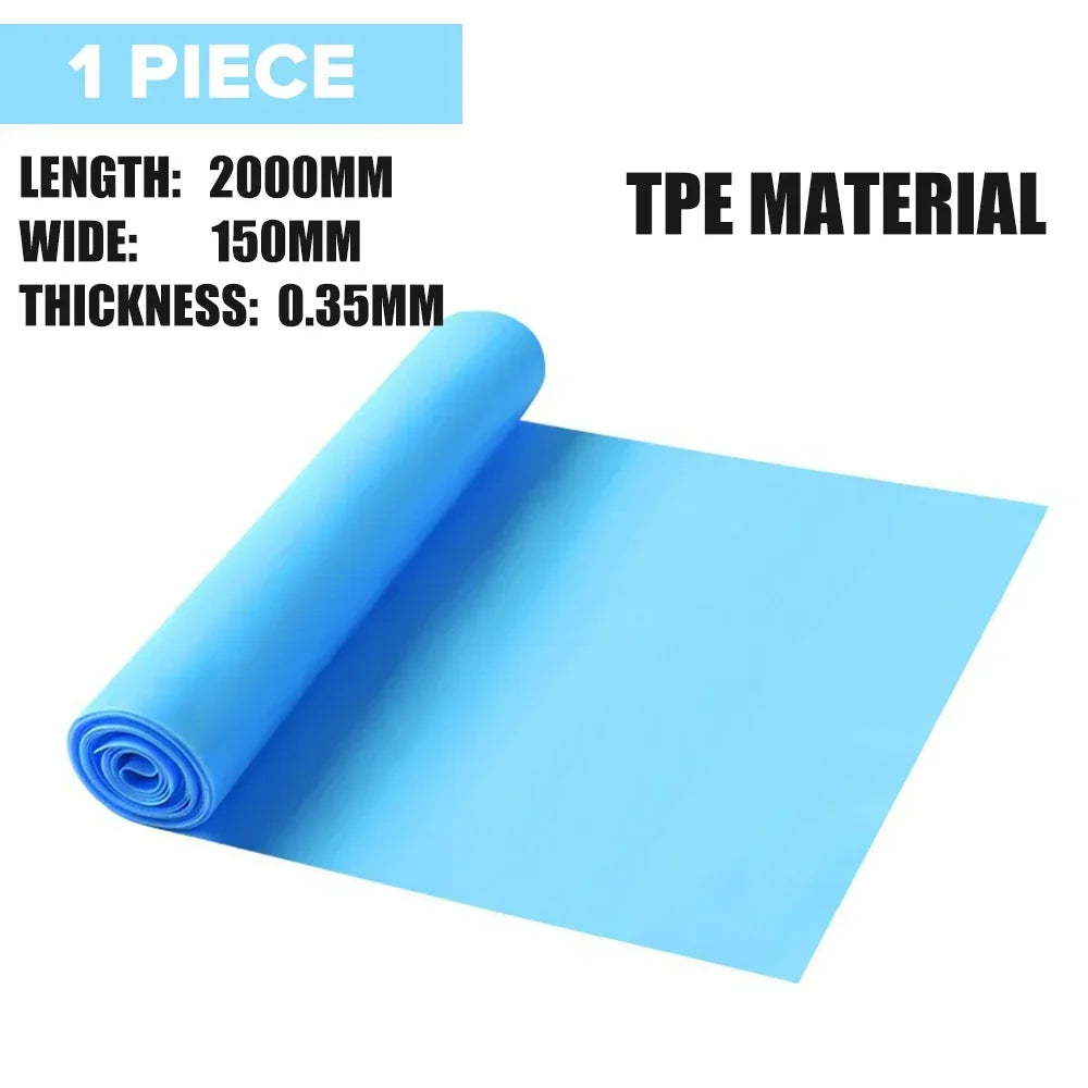 Length 200cm Yoga Pilates Stretch Resistance Band