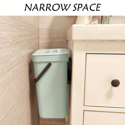Small Plastic Trash Can Hanging Small Trash Can with Lid