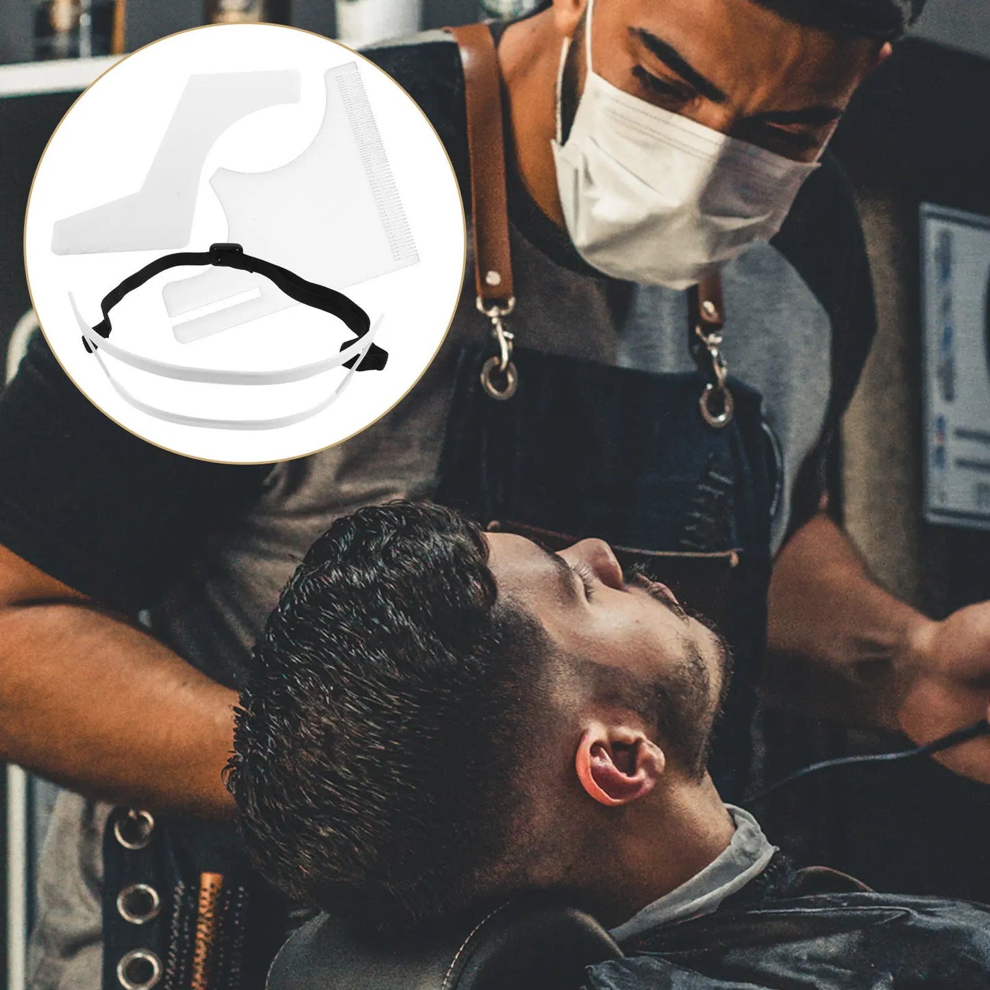 Beard Guide Hairline Shaping Tool Neckline Shaving Template