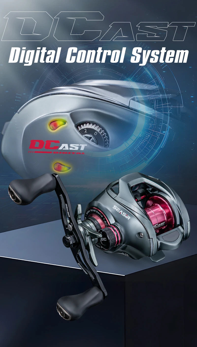 SEASIR DCAST DC Baitcasting Fishing Reel Digital Control