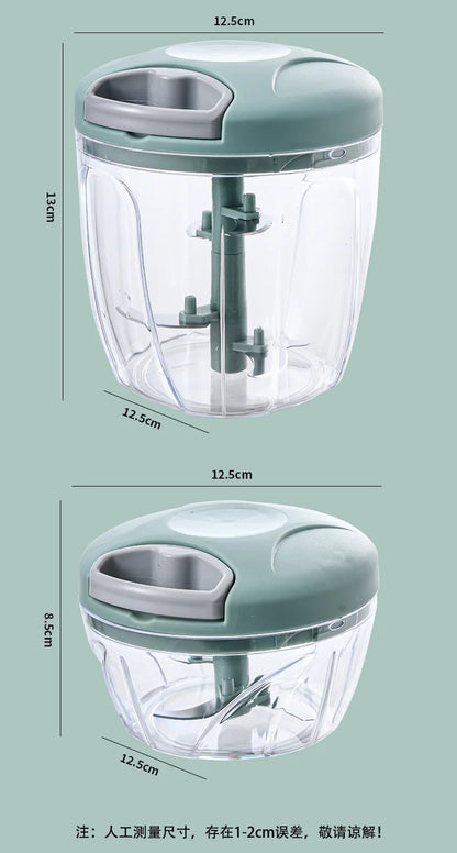 Manual Garlic Mincer Pull Type Garlic Press Maker