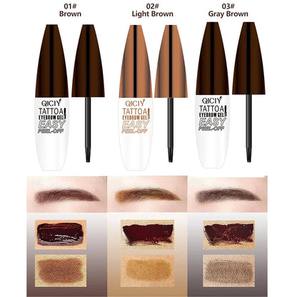 Peel Off Eyebrow Gel Tint Waterproof Long Lasting Semi Permanent