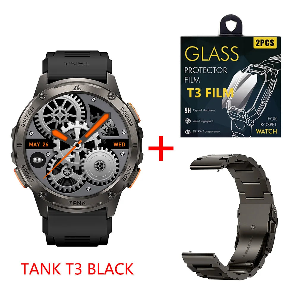 Original KOSPET TANK T3 Smart Watch For Men Military