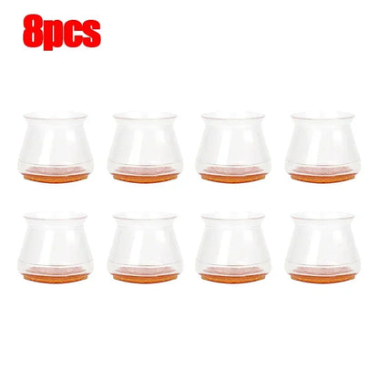 Chair Leg Caps Silicone Feet Protector Pads Furniture