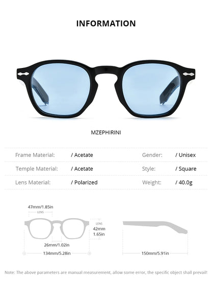 Acetate Polarized Sun Glasses Women Brand Designer