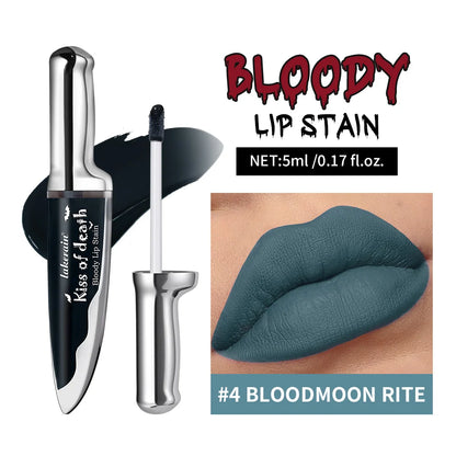 Lip Stain Kiss of Death Bloody Gothic Matte Long Lasting