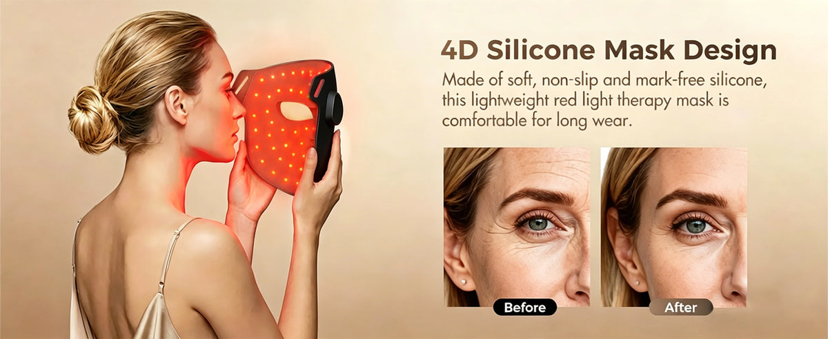 Red Light Therapy 8 Colors LED Face Mask