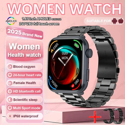 New Women Men AI Smart Diagnosis Watch HRV+PPG Blood Pressure