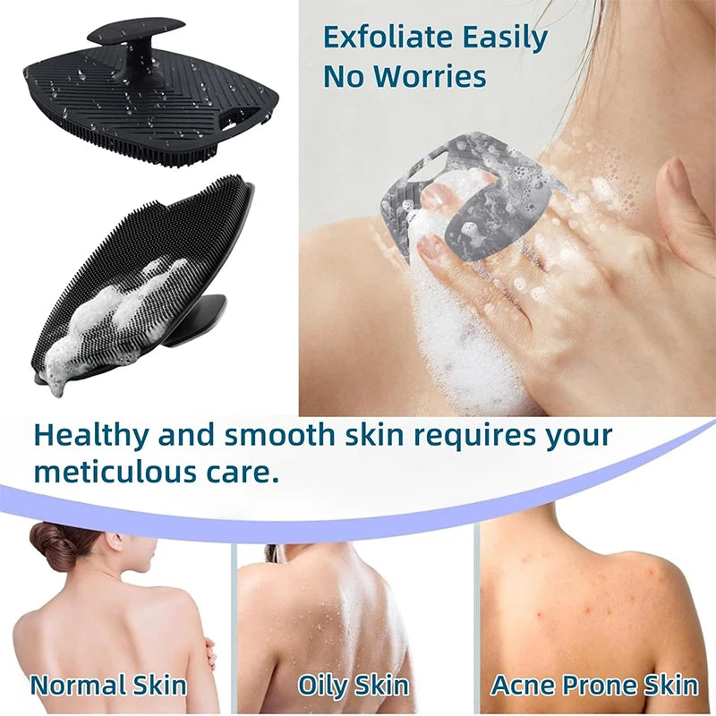 New Soft Silicone Body Cleansing Brush For Exfoliation