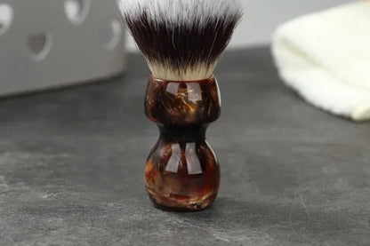 Caramel Cat's Whisker Synthetic Shaving Brush