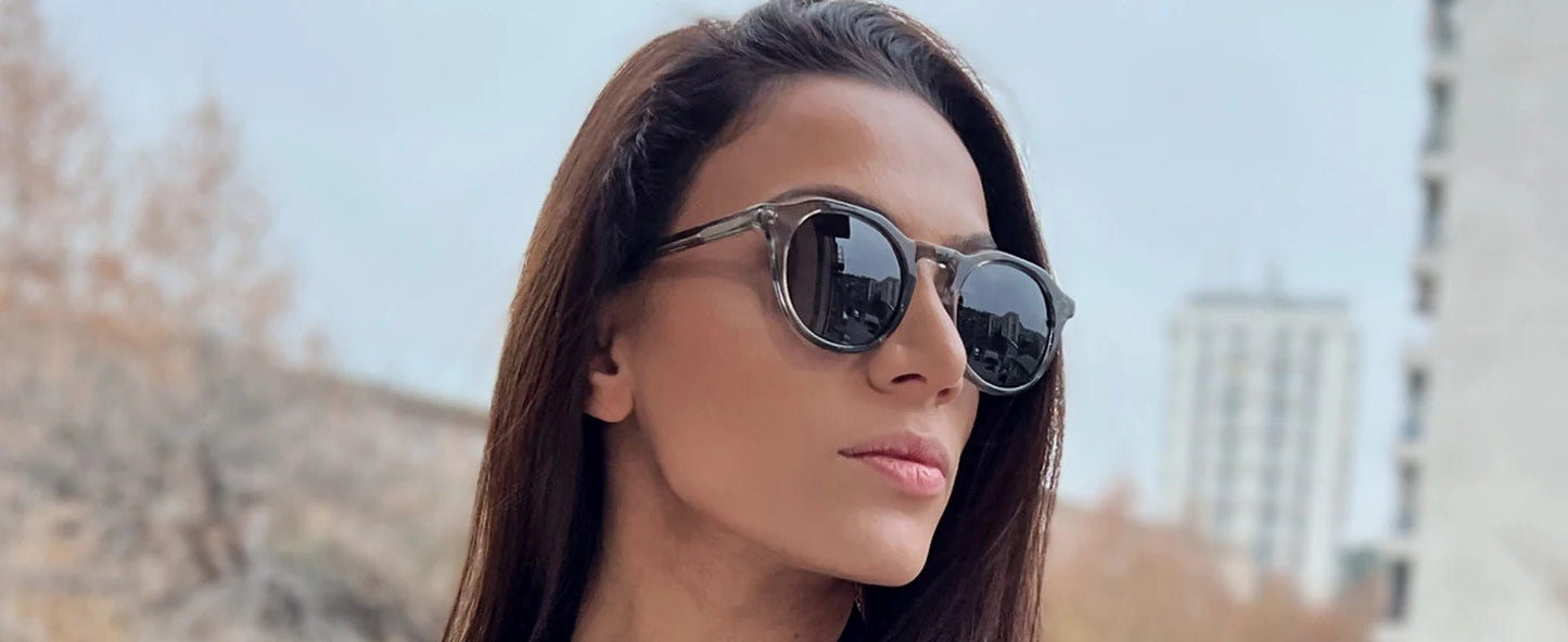 ZENOTTIC Vintage Round Polarized Sunglasses for Men Women