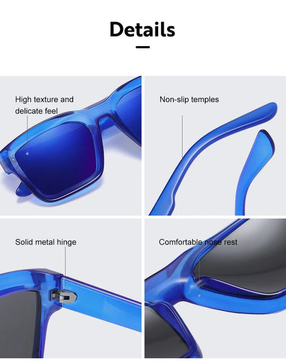 DML New Fashion Women Luxury Brand Square Sunglasses
