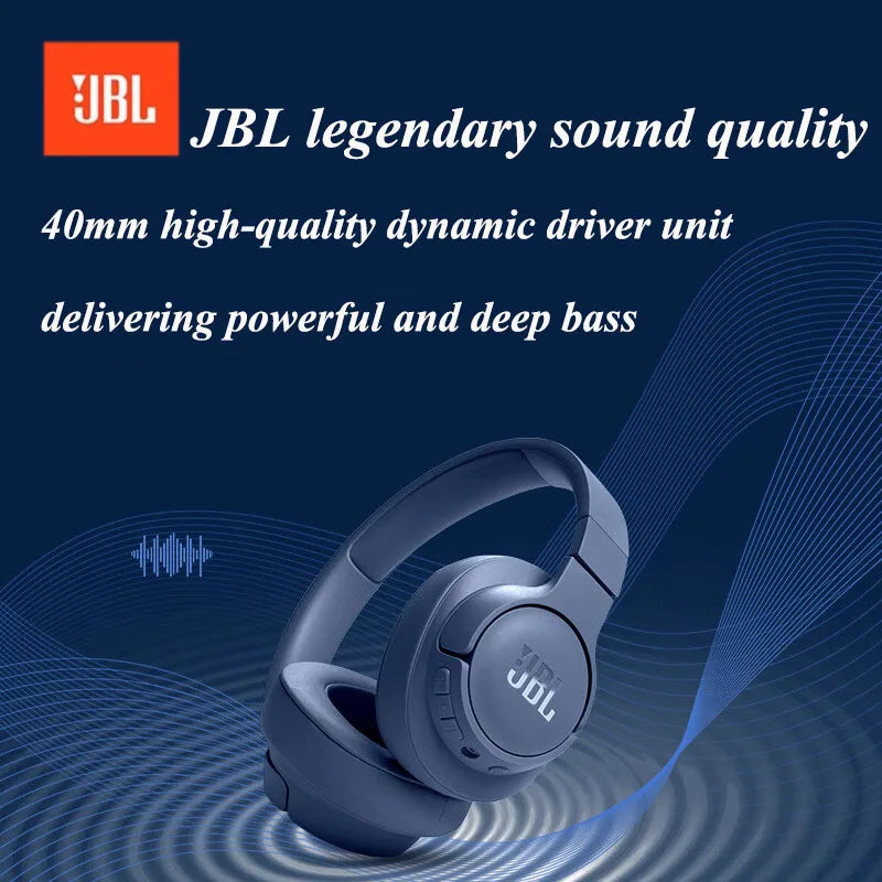 JBL TUNE 720BT Original Authentic Wireless Bluetooth Over-ear Style