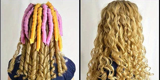 Magic Hair Curlers Spiral Rod Set Heatless Curling Rods