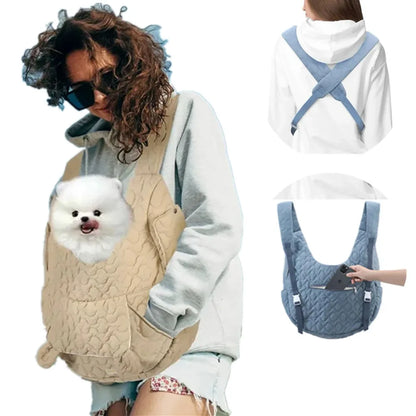 Soft Dog Carrier Cat Backpack Chest Bag Outdoor Bag