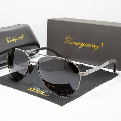 YSYX Pilot Polarized Sunglasses Men Classic Vintage