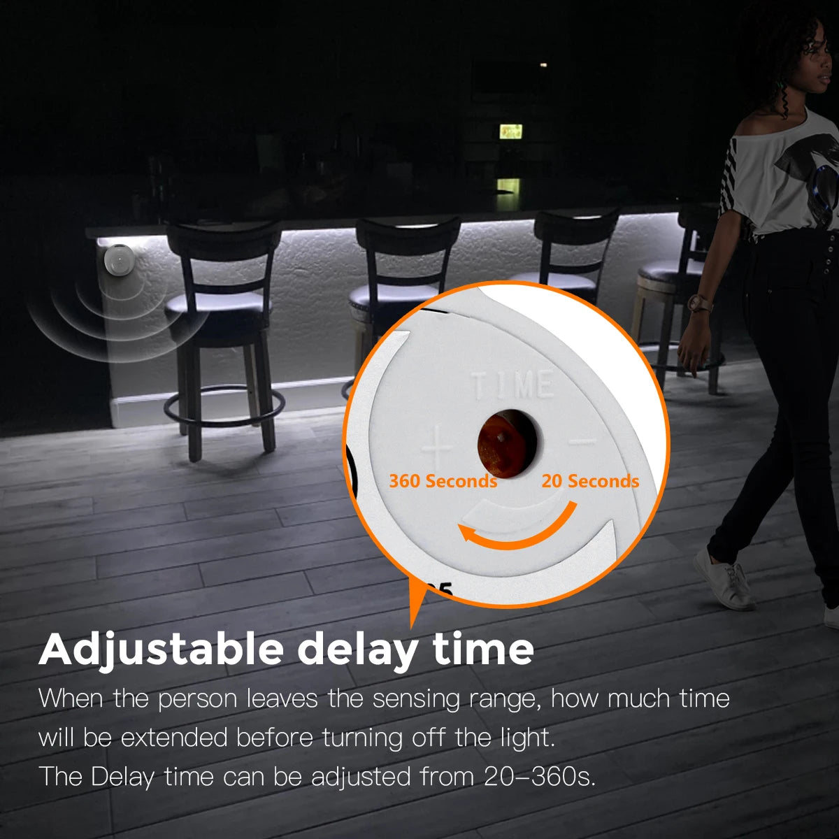 Neon Light Wireless PIR Motion Sensor LED Strip light