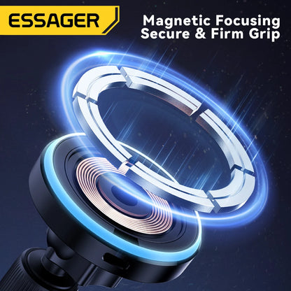 Essager Magnetic Car Phone Holder 15W Wireless Charger Stand