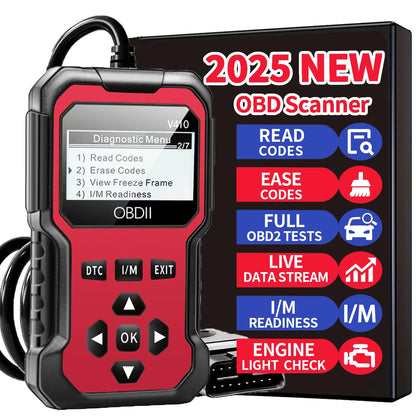 Car Obd2 Scanner Diagnostic Tool Code Reader Engine