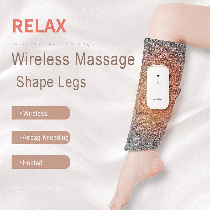 Calf Massager Portable Leg Massager with Compression Heat