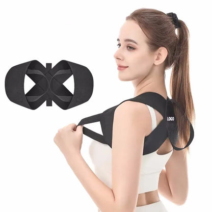 Black Durable Open Shoulder Beauty Back Traction Strap