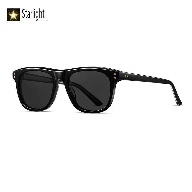 Summer Acetate Transparent Brown Sunglasses Men Beach