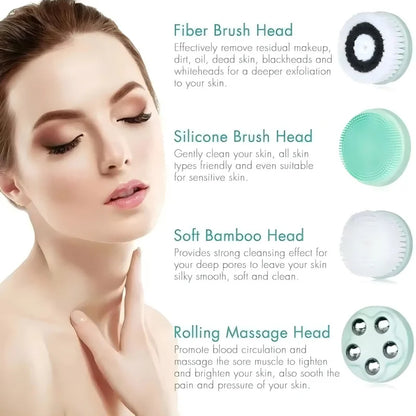 Waterproof IPX7 Electric Facial Cleansing Brush