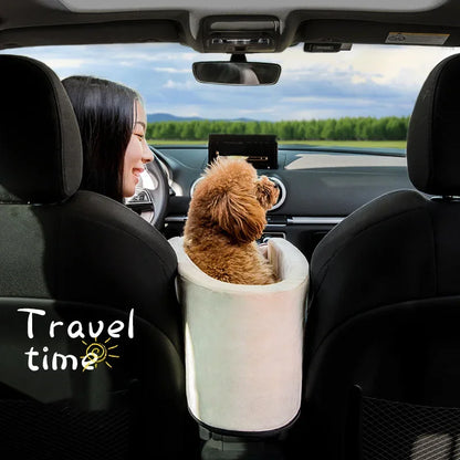 Puppy Dog Car Seat Travel Central Control Portable Pet Carrier