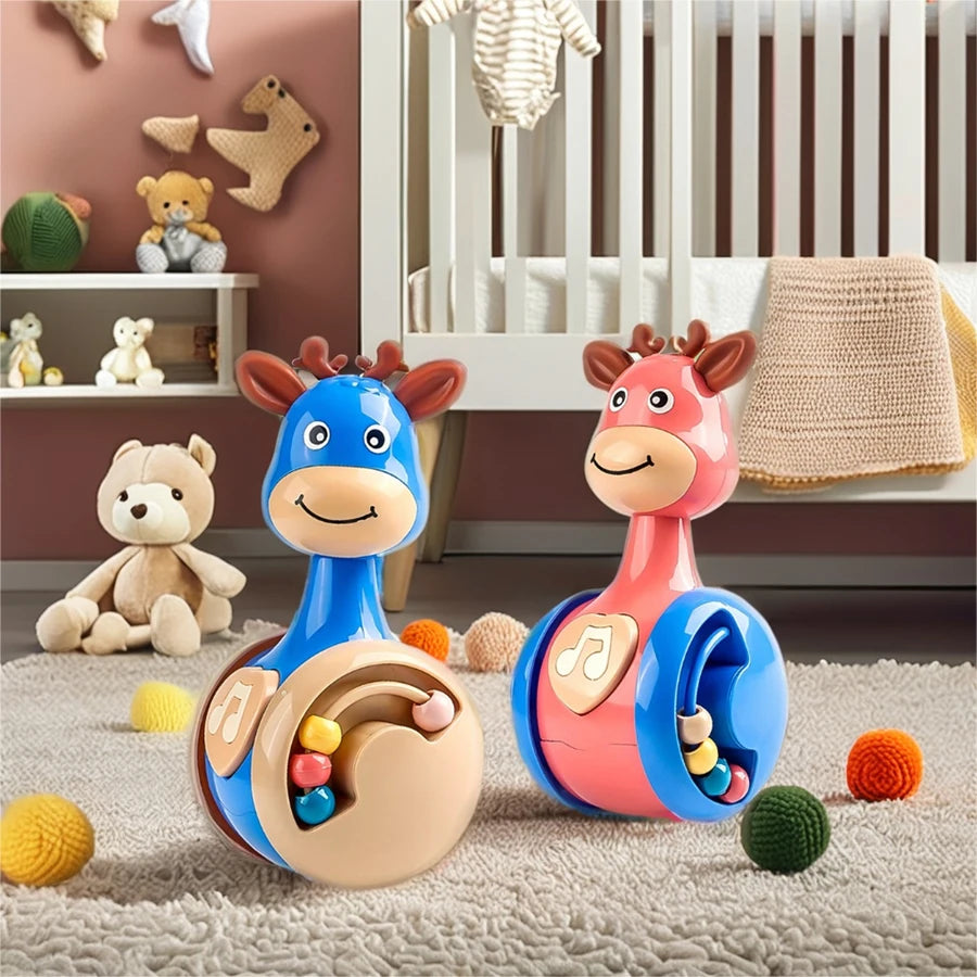 Fawn Sliding Tumbler Toy Rattle Baby Educational