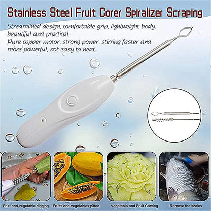 Electric Fruit Corer Electric Scale Scraper Egg Beater