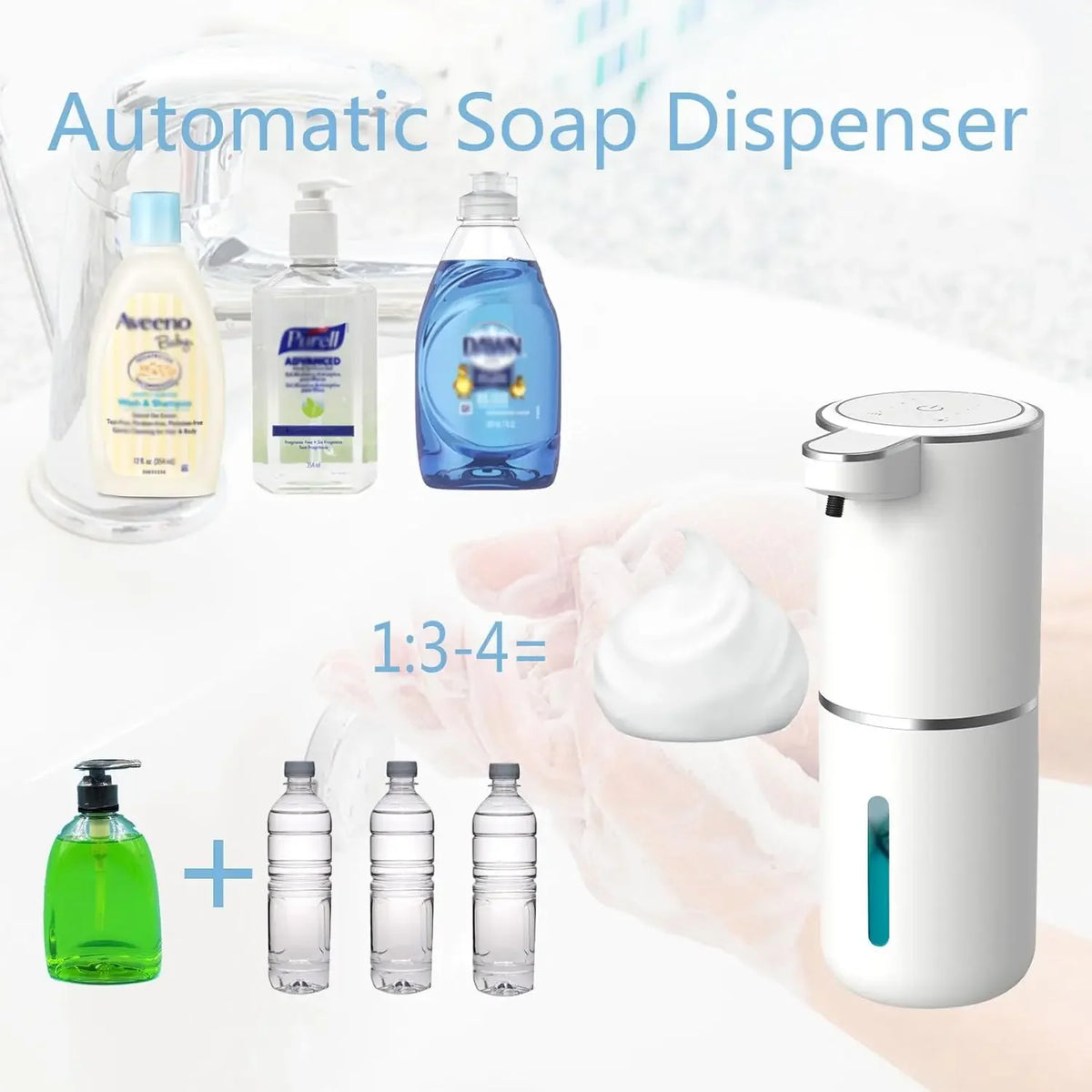 Automatic Liquid/Foma Soap Dispenser Touchless