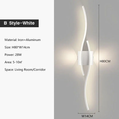 Indoor LED Wall Lights for Bedroom Bedside LED Wall Lamps