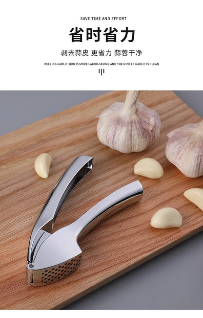 New stainless steel kitchen garlic puree