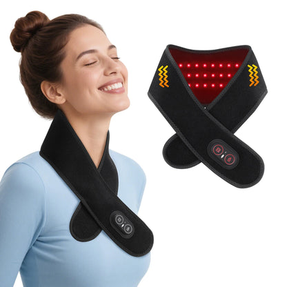 Electric Red Light Heating Neck Belt 660-850nm Infrared