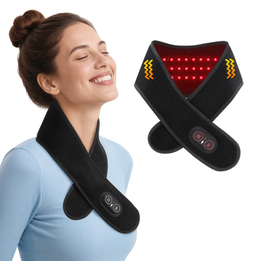 Electric Red Light Heating Neck Belt 660-850nm Infrared