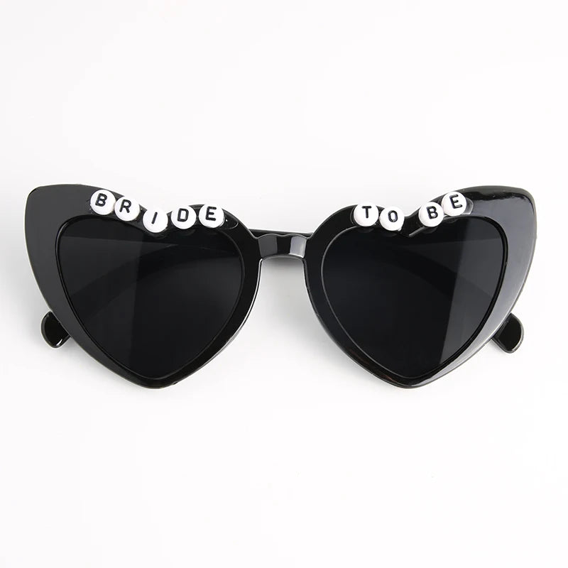 Heart Shaped Sunglasses Wedding Bride Bridesmaid