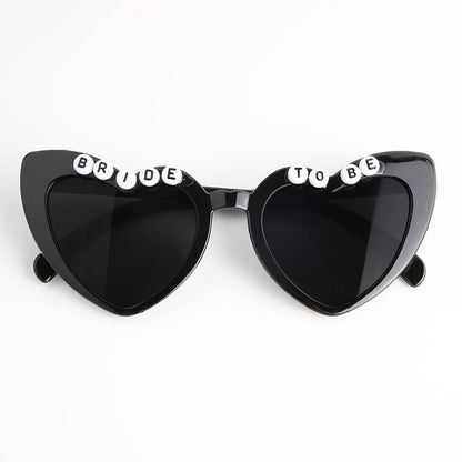 Heart Shaped Sunglasses Wedding Bride Bridesmaid