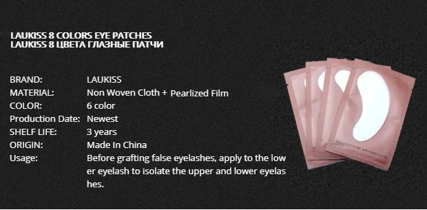 Eye Patches Under Eyelash Pads