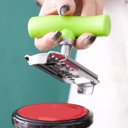 Stainless Steel Multi-Use Jar Opener | Adjustable Labor-Saving Tool