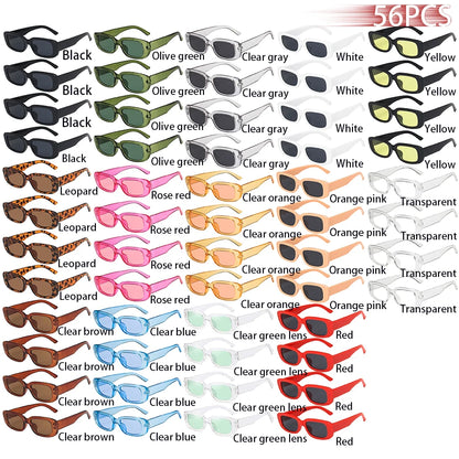 Small Rectangle Pattern Sunglasses For Women