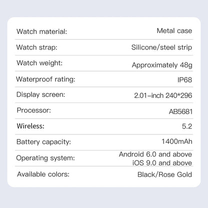 LIGE New Built-in 1400mAh Super Large Battery Smart Watch