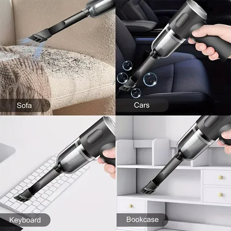 Wireless Car Vacuum USB Charging Wet Dry Dual-use Cleaner