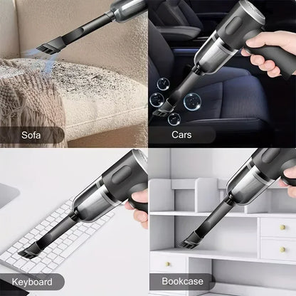 Wireless Car Vacuum USB Charging Wet Dry Dual-use Cleaner
