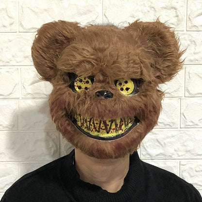 Halloween Cosplay Party Luminous LED Light Face Mask