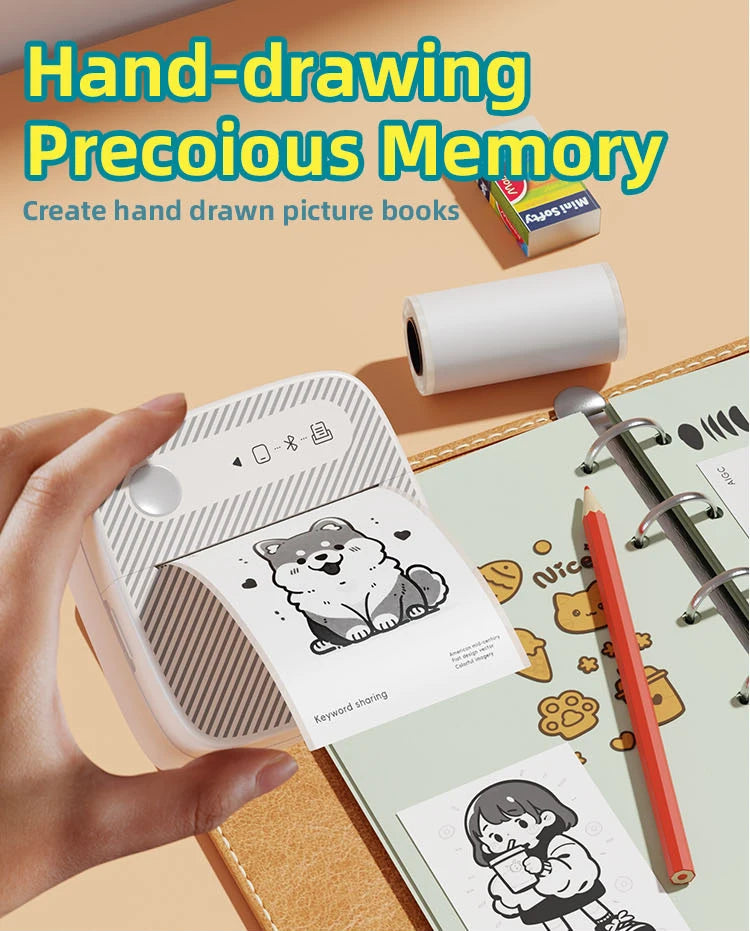 B3 Portable Mini Printers Wireless Bluetooth Inkless