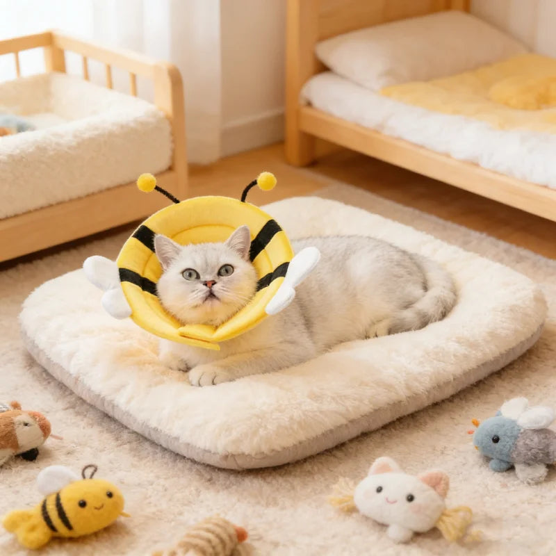Soft Elizabeth Recovery Collar for Cats Dogs - Anti-Lick Bite Protection Cone