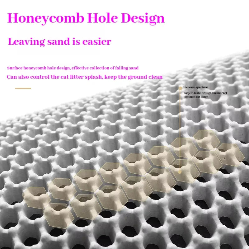 Cat Litter Mat Waterproof Double Layer